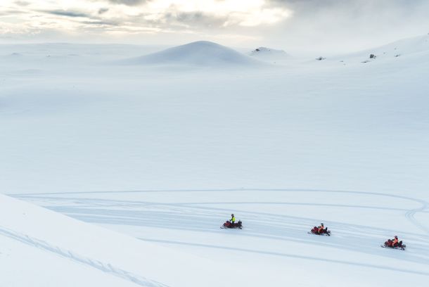 Schneemobil Vatnajökull